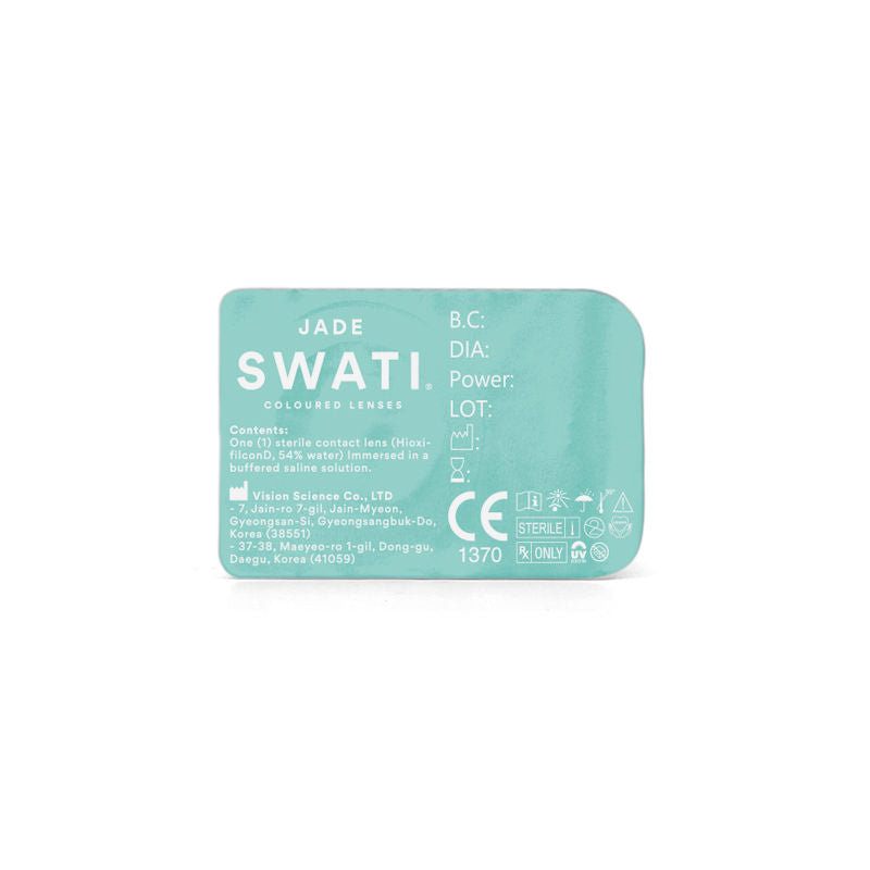 Coloured Contact Lenses Jade 1 Day Power 0.00