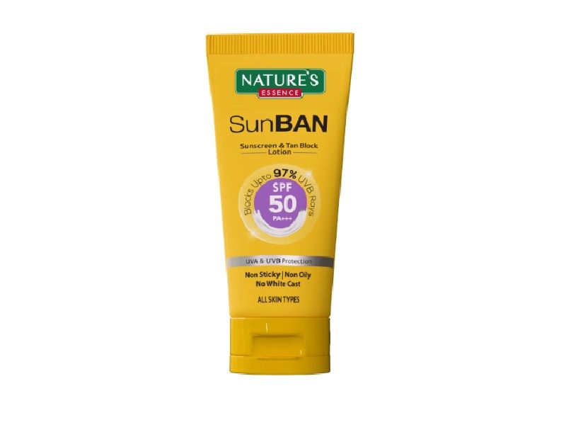 Sunban Spf 50 Pa+++ Sunscreen & Tan Block Lotion