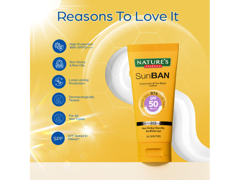 Sunban Spf 50 Pa+++ Sunscreen & Tan Block Lotion