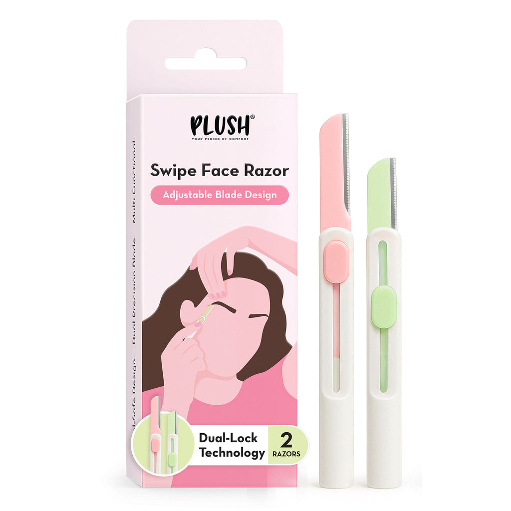 Swipe Reusable Face Razor, Adjustable Blade for Precision & Face Full Shave