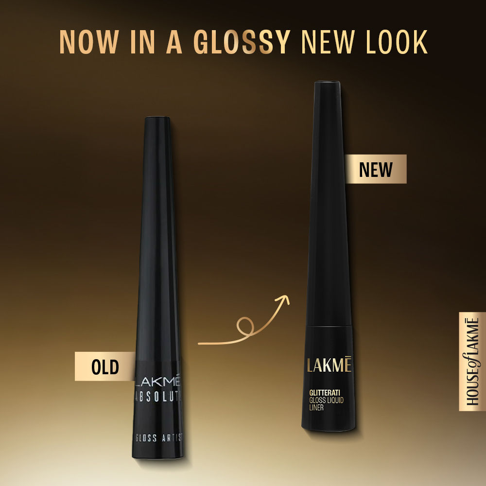 Absolute Gloss Artist Eye Liner, Long Lasting, Smudgeproof - Black