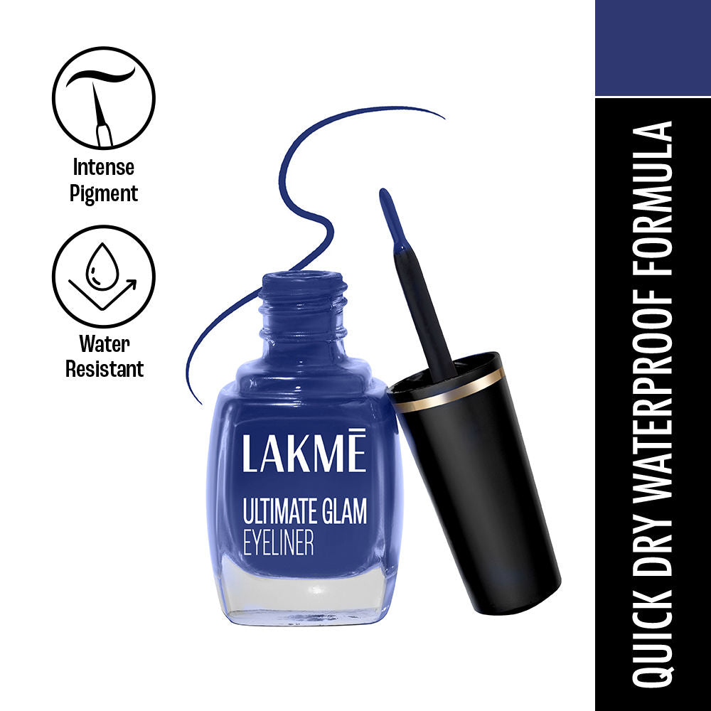 Ultimate Glam Eye Liner, Semi Matte - Blue