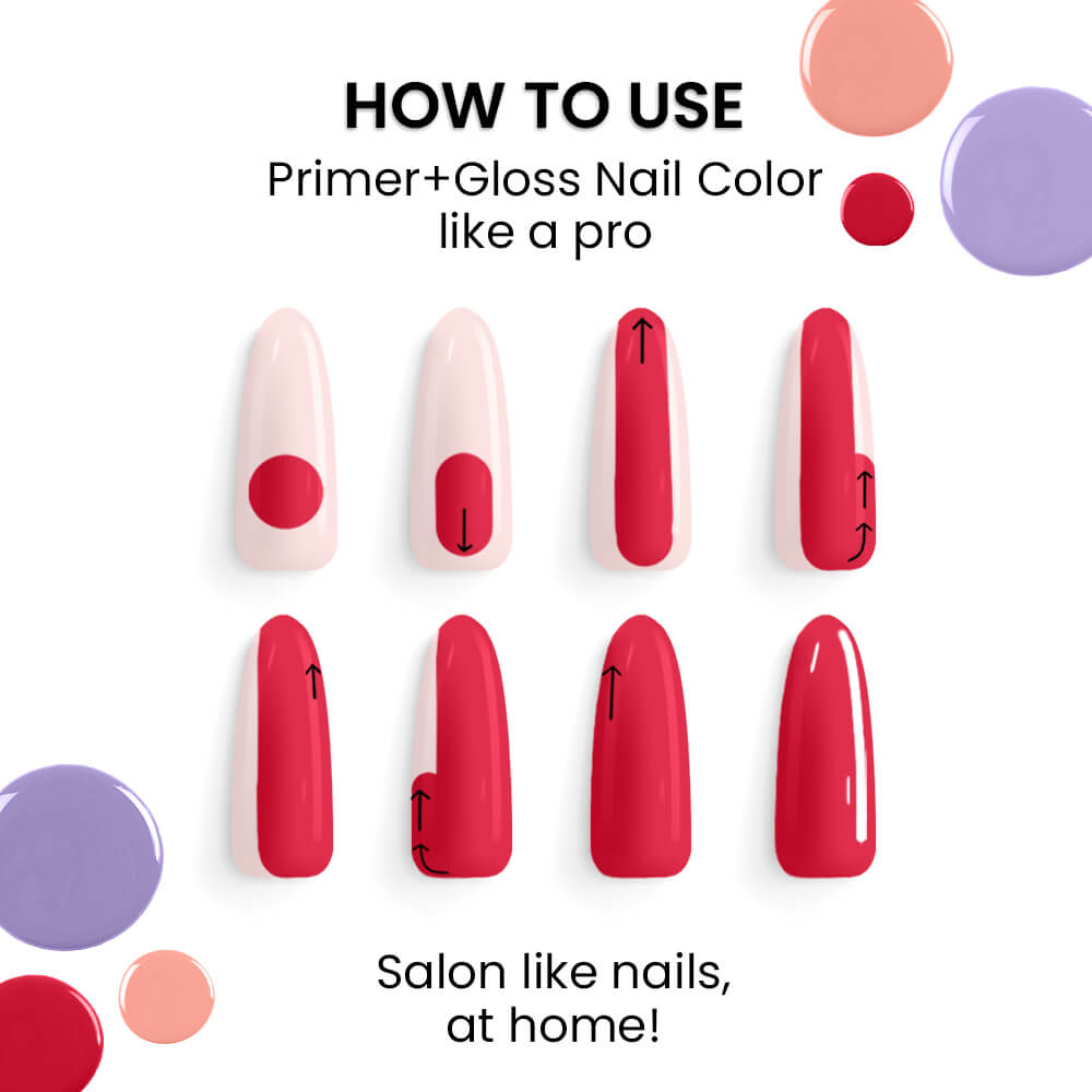 9 To 5 Primer + Gloss Nail Color