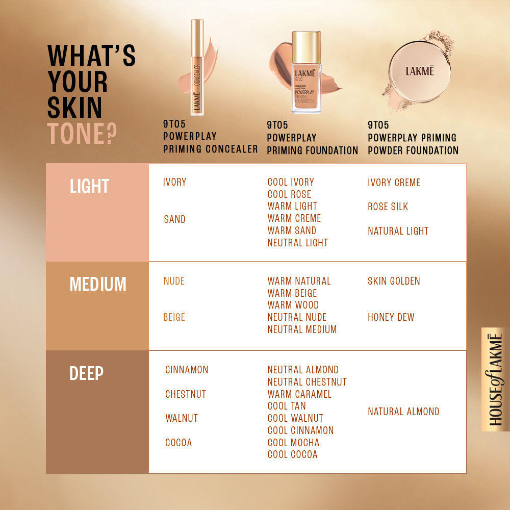 9 To 5 Powerplay Priming Concealer ,Built In Primer, Hydrating