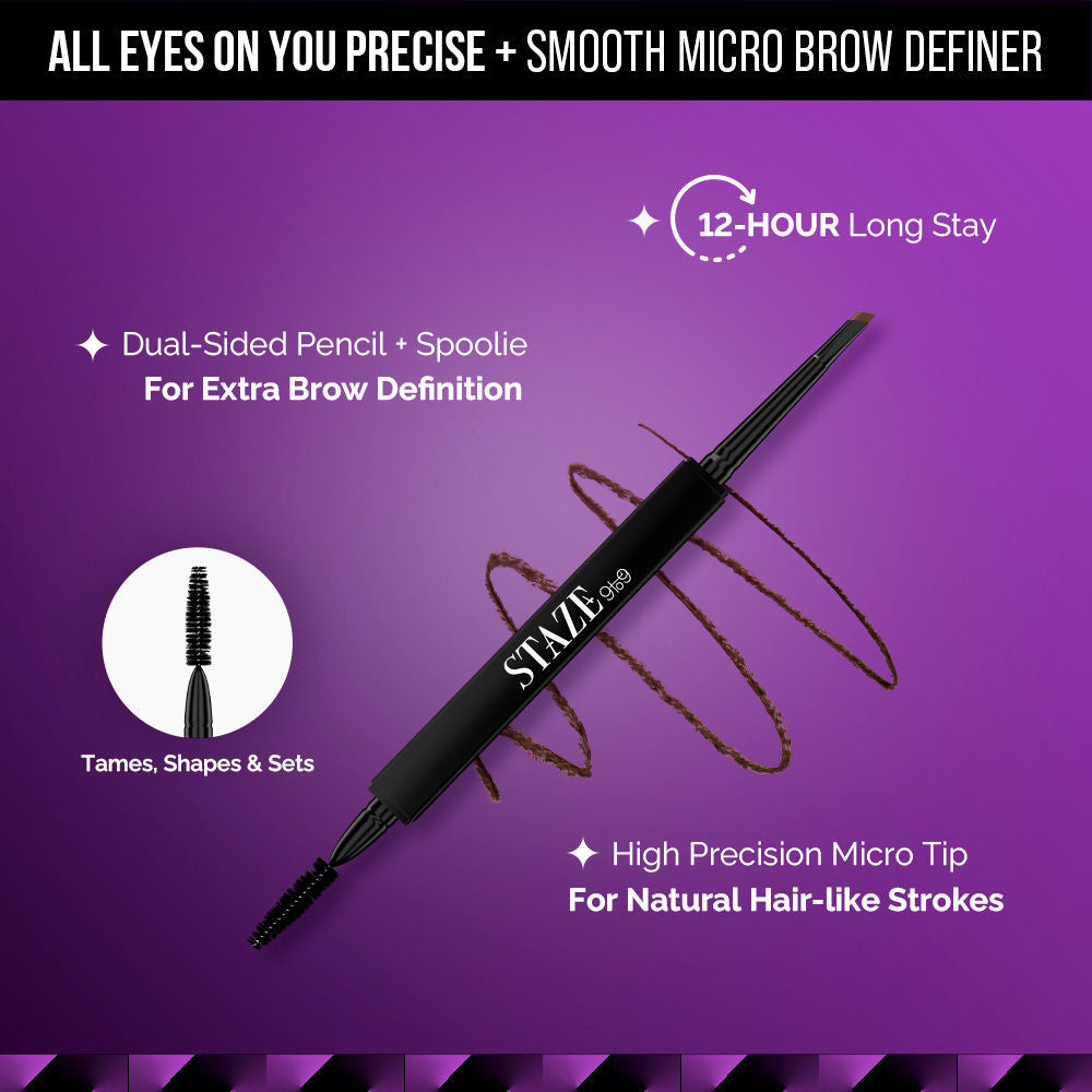 All Eyes On You Micro Brow Definer with a spoolie