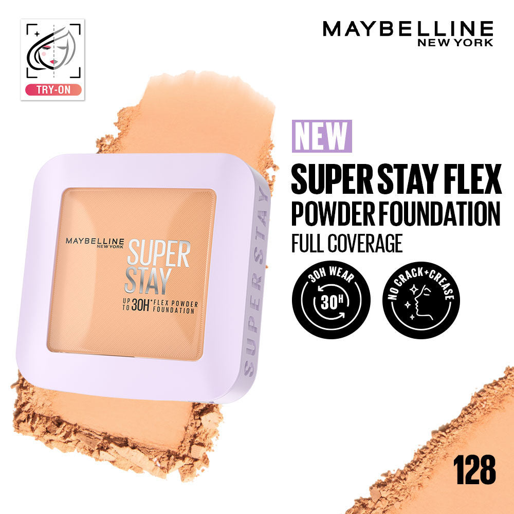 Super Stay Flex Powder Foundation Compact-30H Full Cover-for Oily Skin