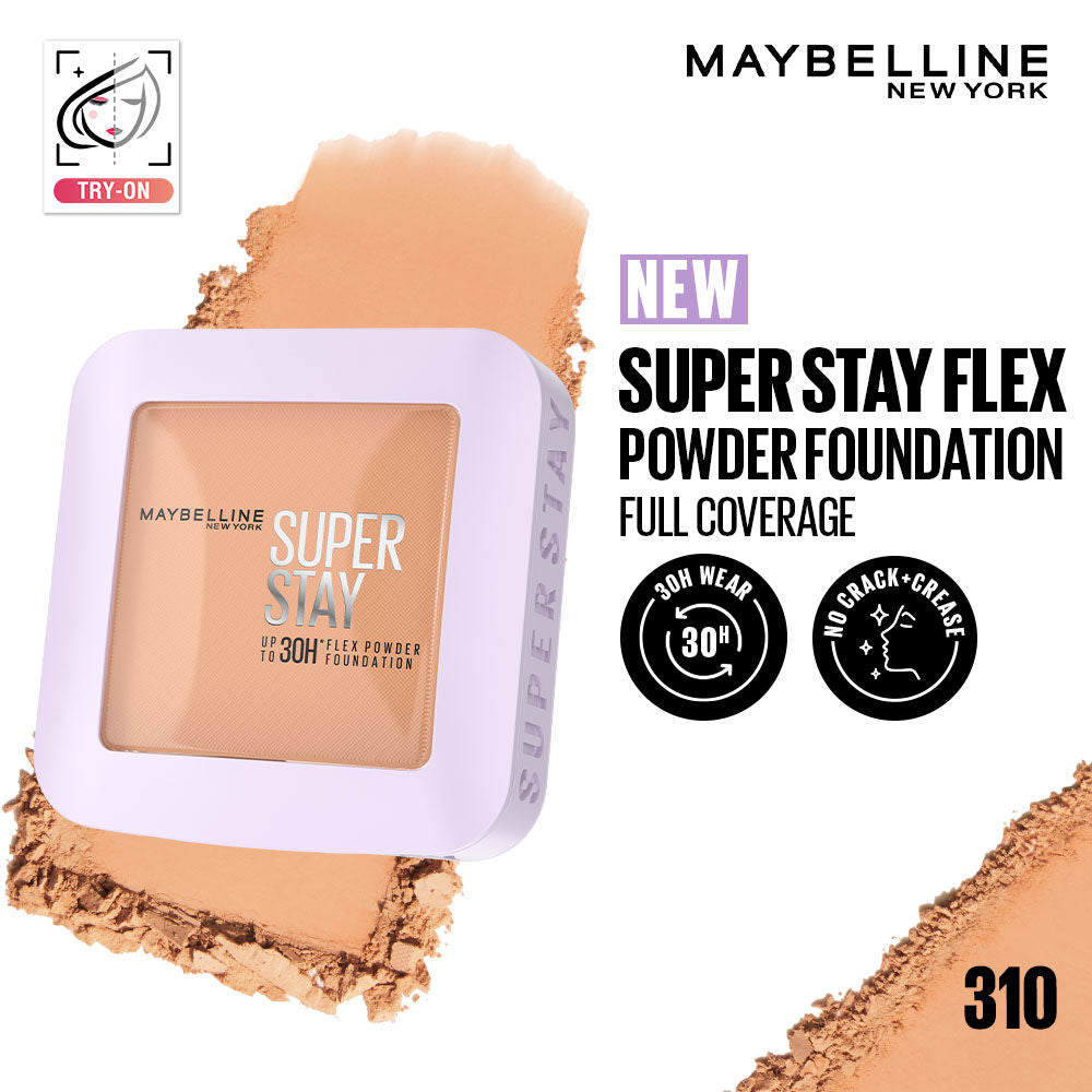 Super Stay Flex Powder Foundation Compact-30H Full Cover-for Oily Skin - 310