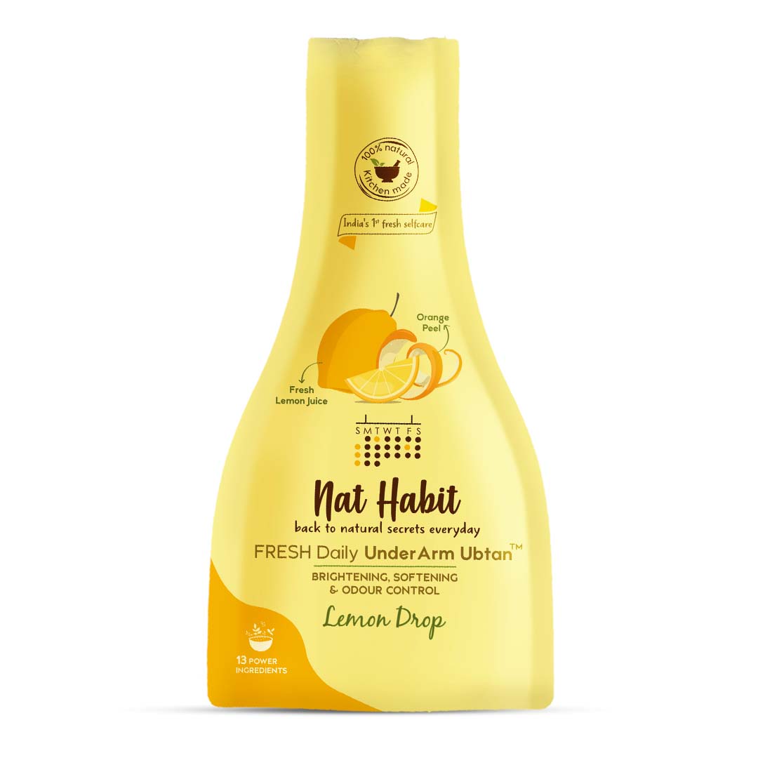 Fresh Lemon Drop Underarm Ubtan 4-in-1 Scrub