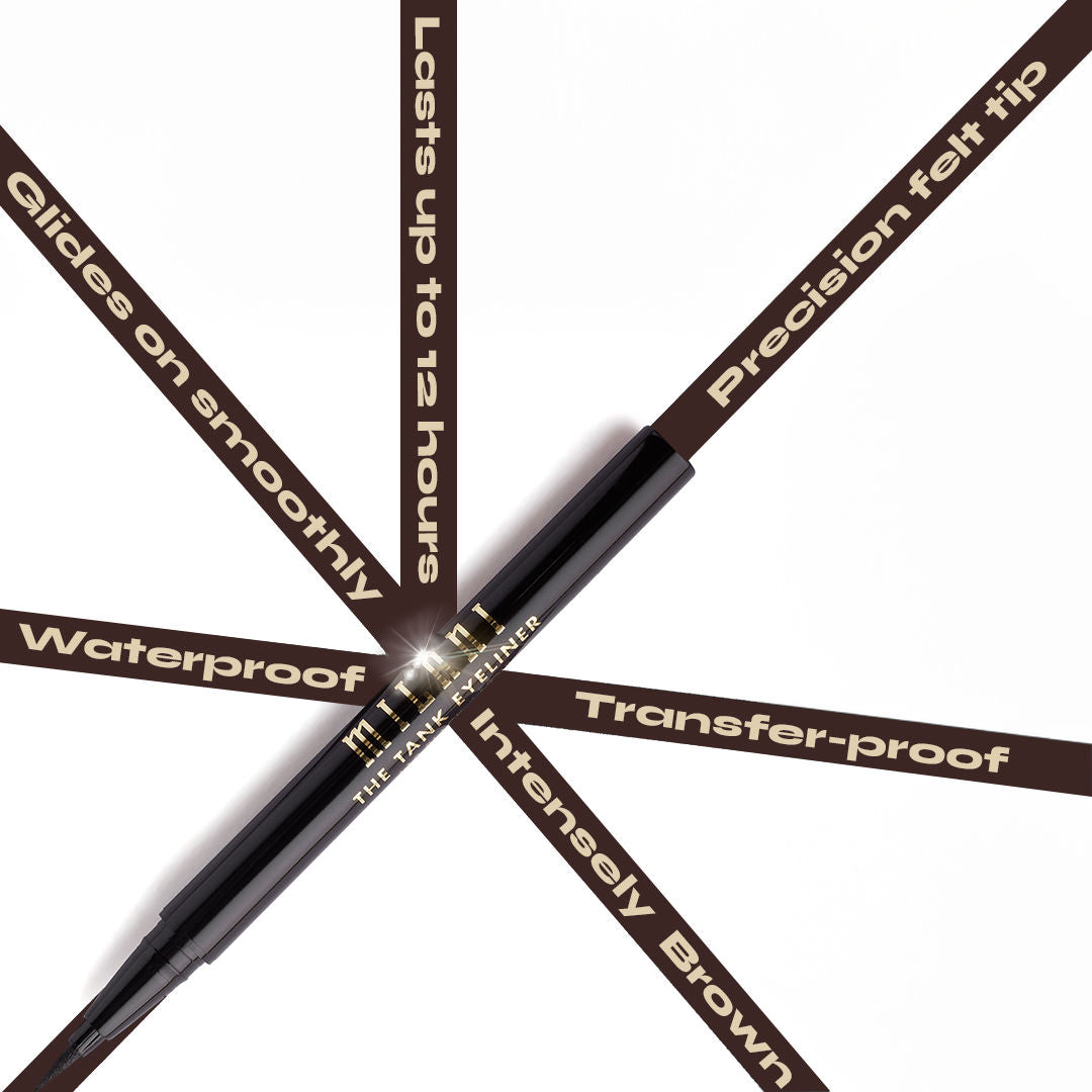 Stay Put Tank Liquid Eyeliner - Brown