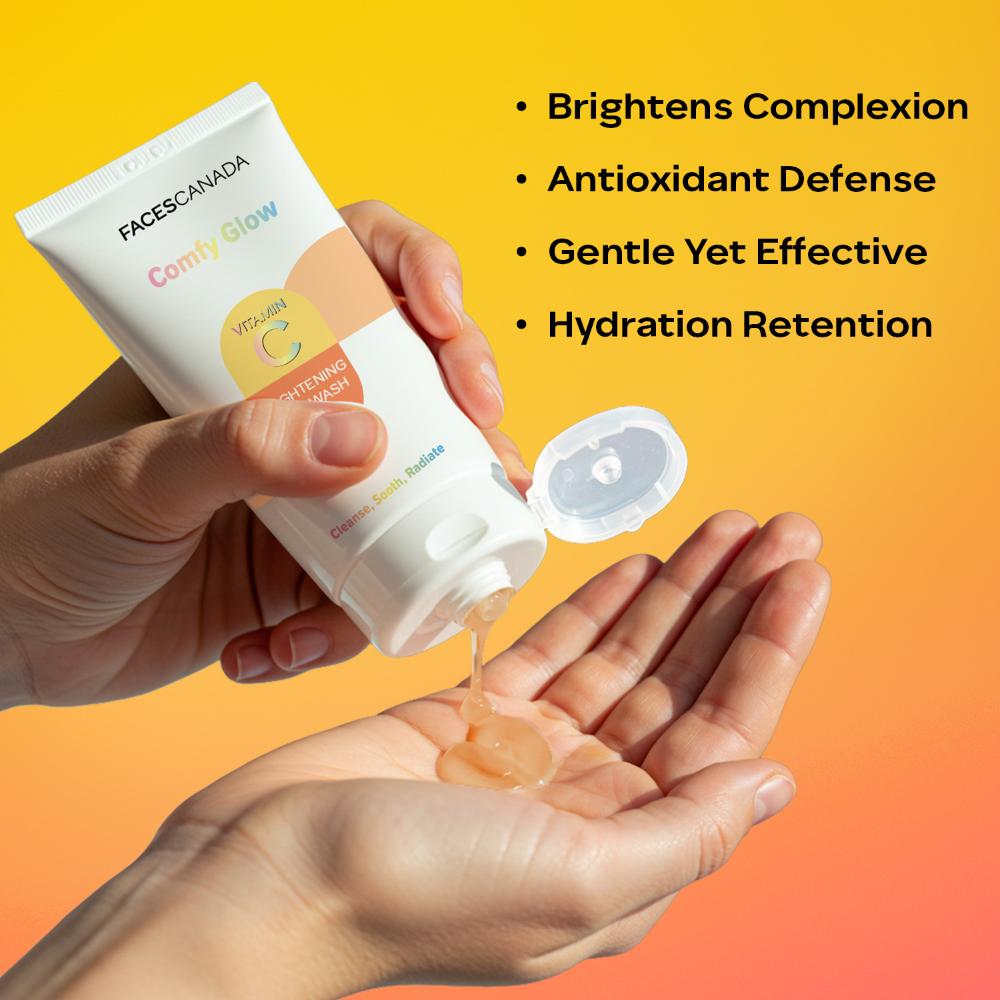 Comfy Glow Vitamin C Face Wash - Brightening & Refreshing Cleanser