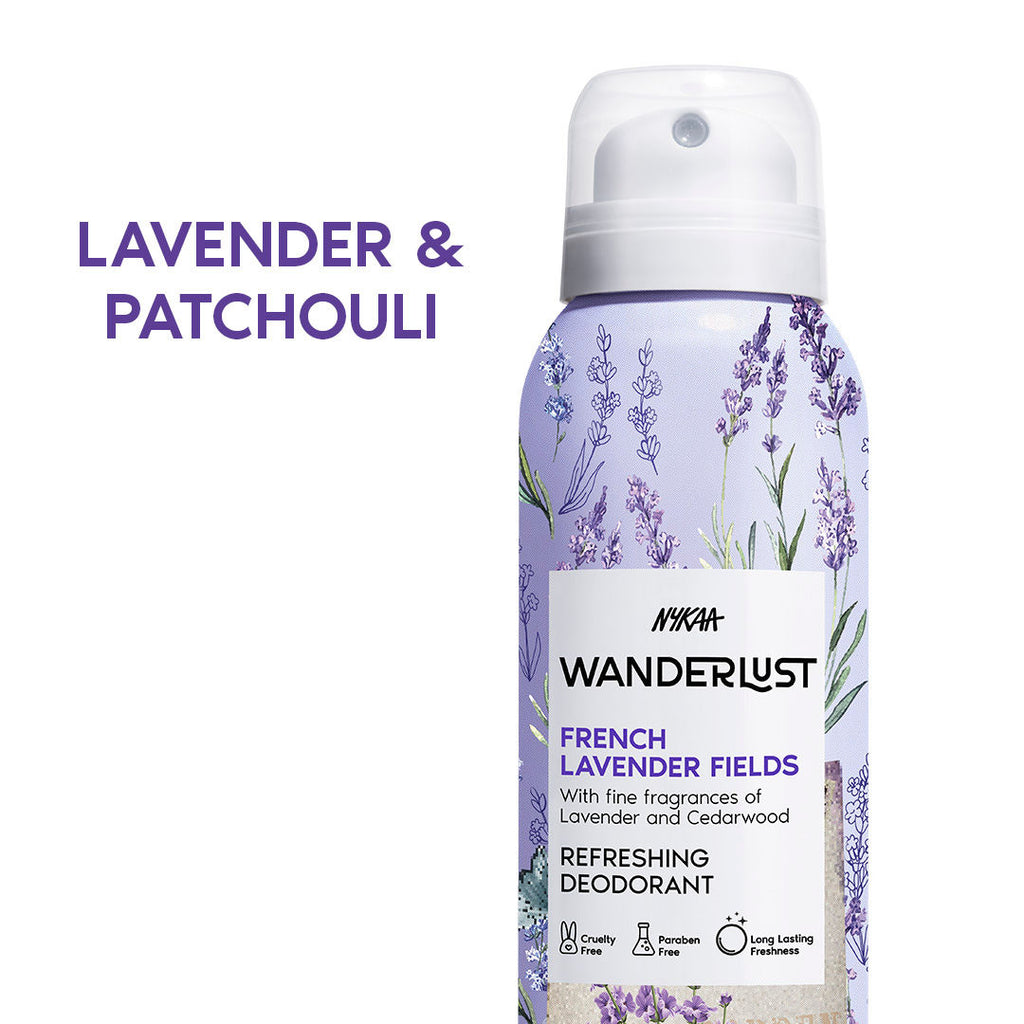 French Lavender Deodorant Spray for Women, Long Lasting Calming Freshness, 48 Hrs - French Lavender