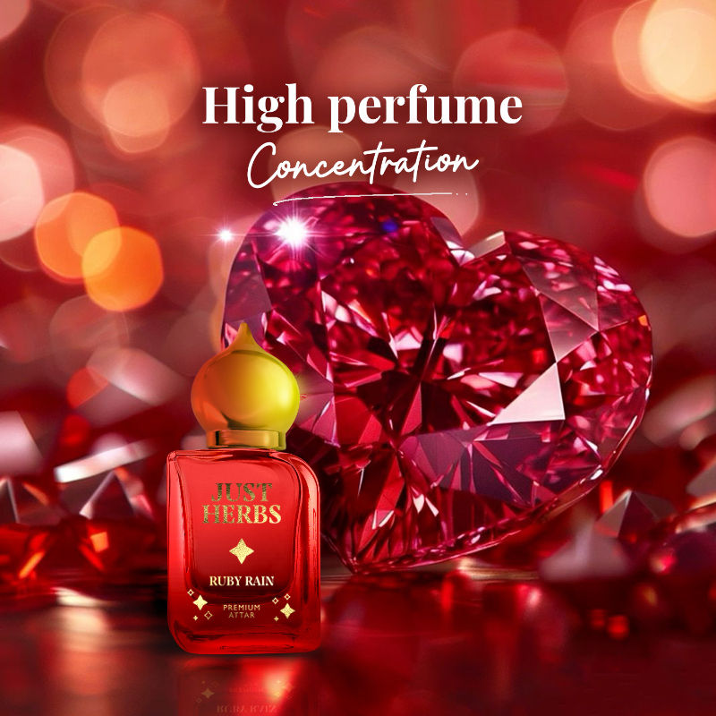 Handcrafted Long Lasting Ruby Rain Premium Attar