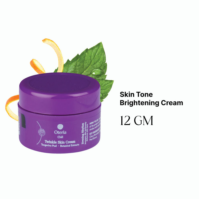Twinkle Skin Cream With Tangerine Peel For Pigmentation And Dark Spots PM Routine