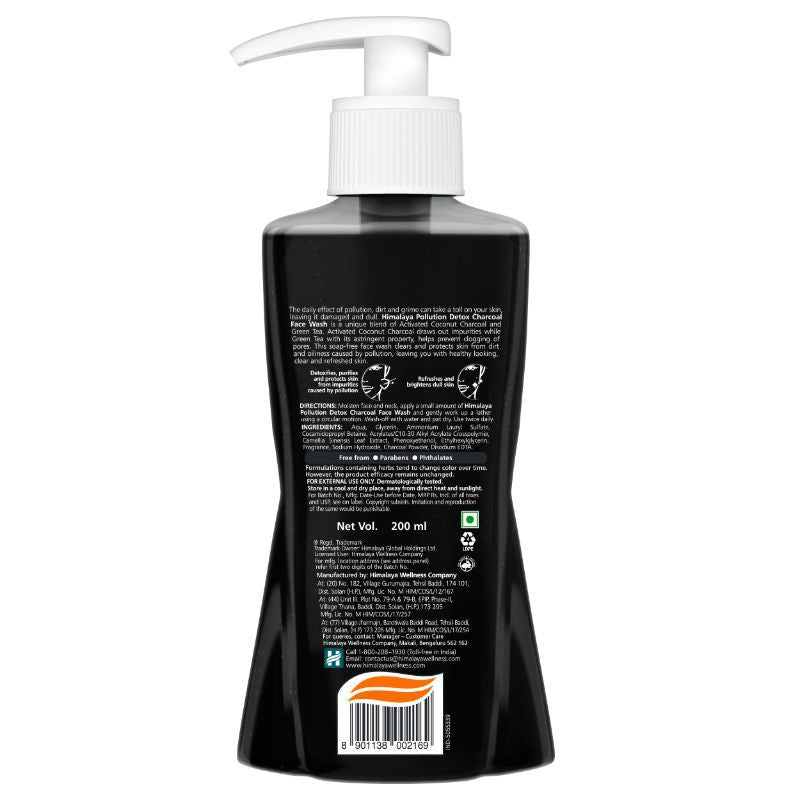 Pollution Detox Charcoal Face Wash