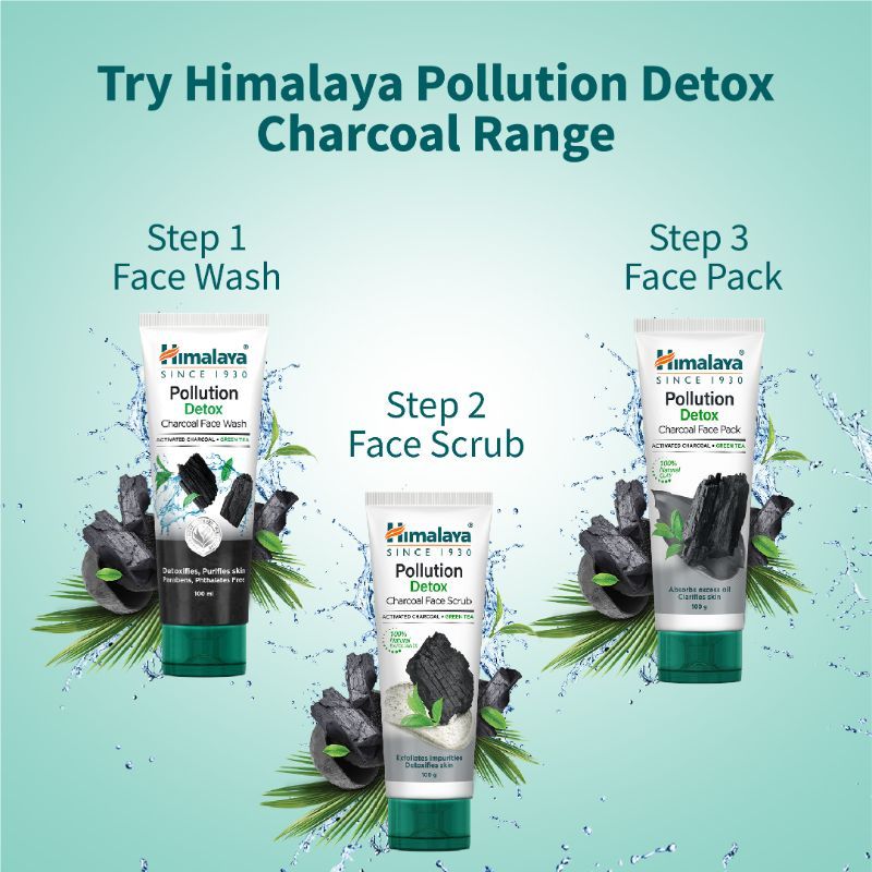 Pollution Detox Charcoal Face Wash