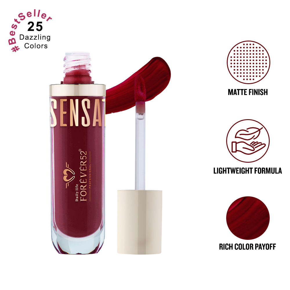 Sensational Lip Liquid Lipstick - Crimson Velvet-021