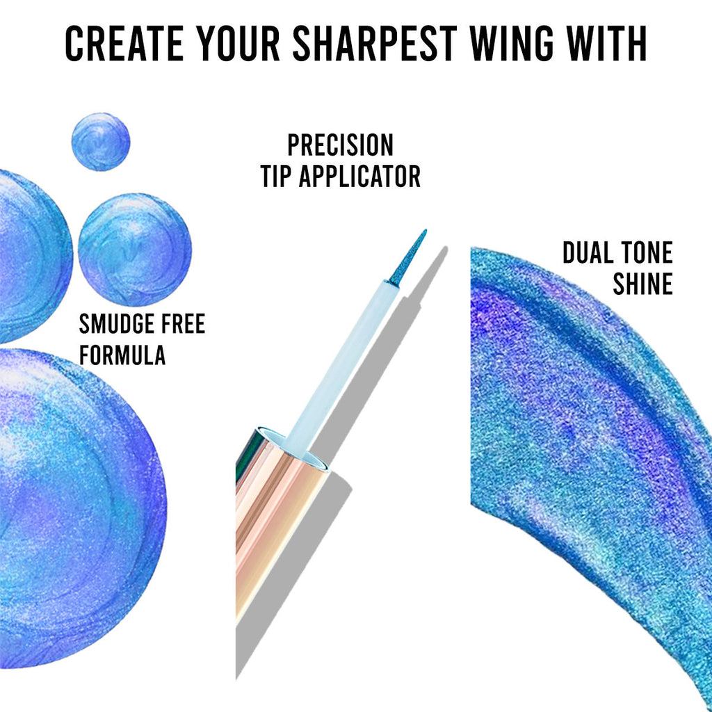 Smudge Free Holographic Eyeliner, Dual Tone Effect