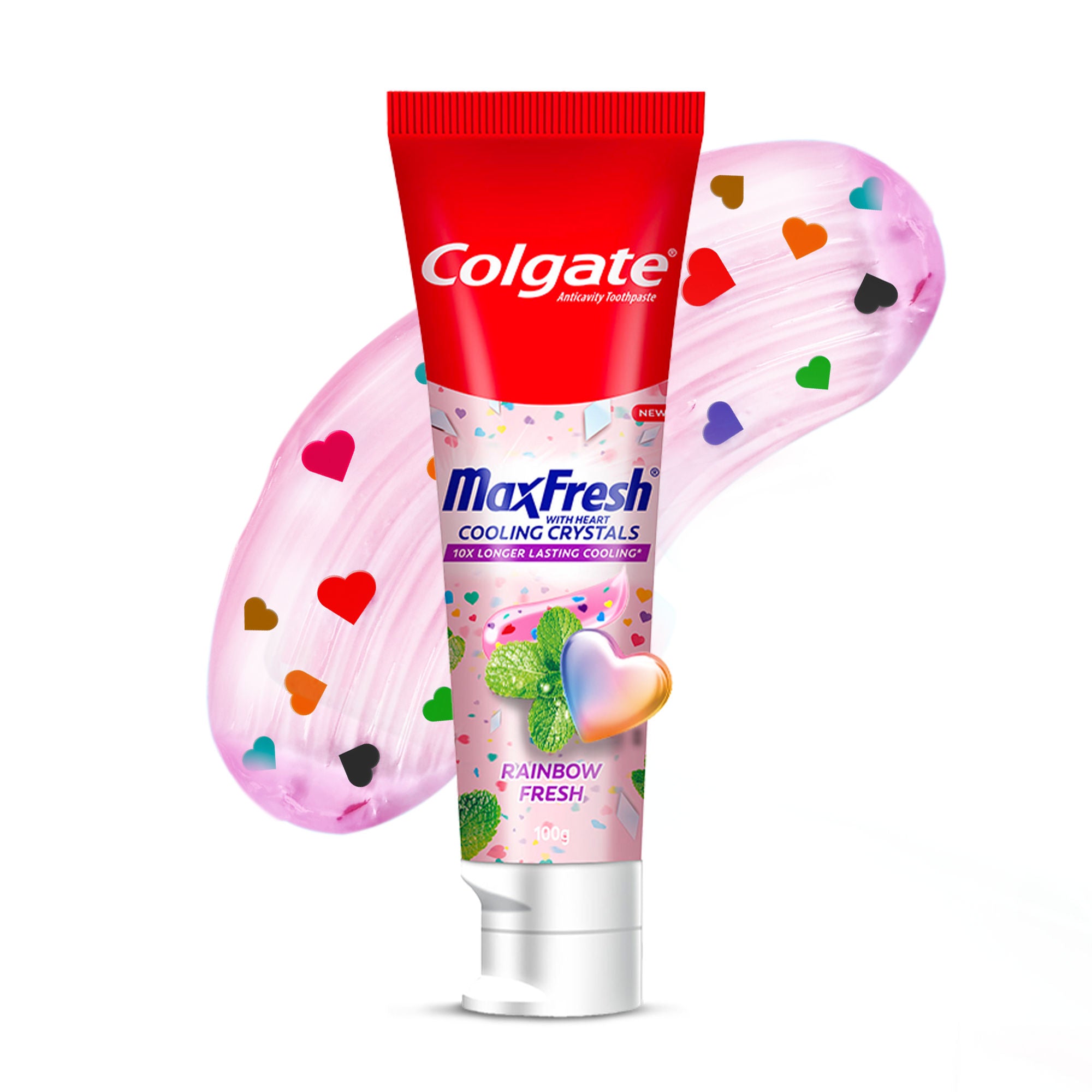 Maxfresh Rainbow Fresh Toothpaste With Cooling Crystals