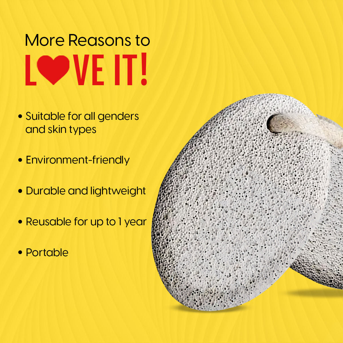 Pumice Stone - 40mm (Color May Vary)