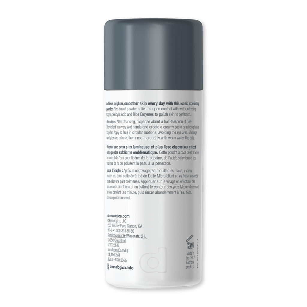 Daily Microfoliant Face Scrub Mini With Salicylic Acid, Rice Bran & Papain Enzymes