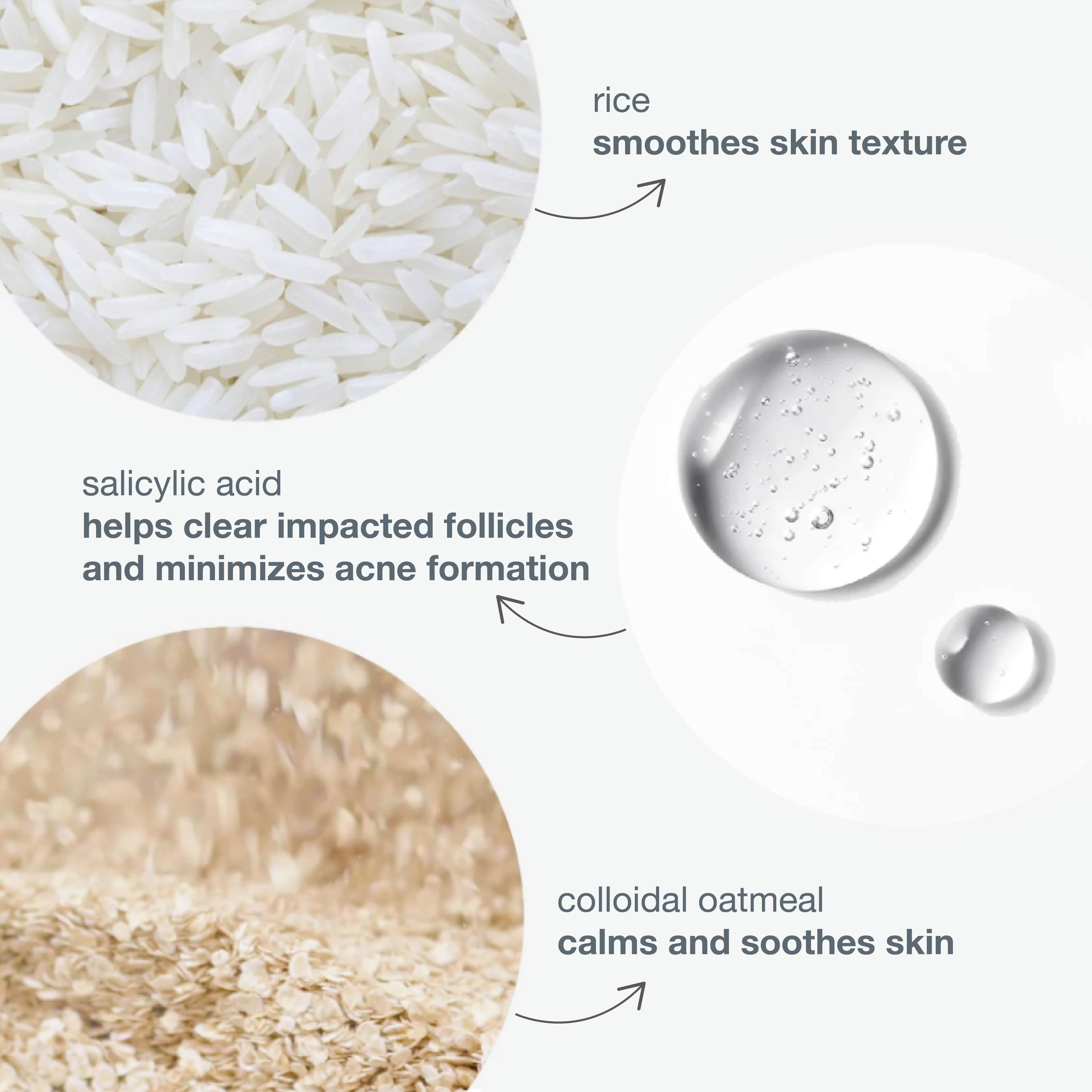 Daily Microfoliant Face Scrub Mini With Salicylic Acid, Rice Bran & Papain Enzymes