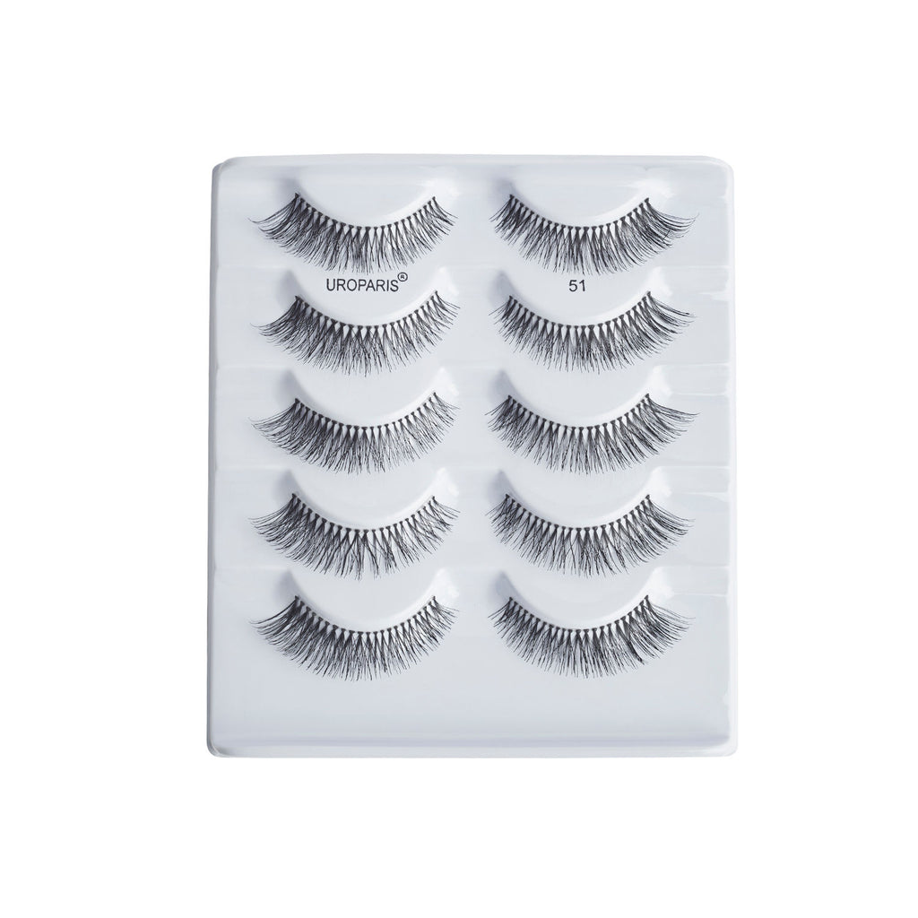 Human Hair Eyelashes 51 - Black
