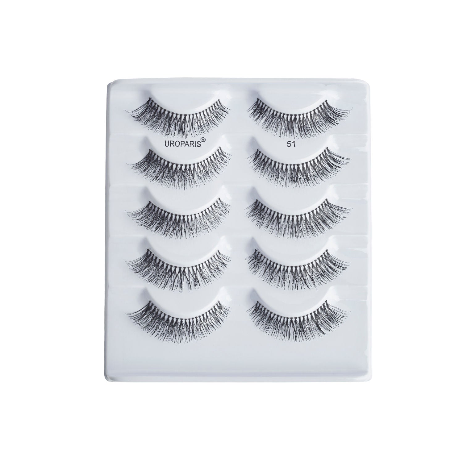 Human Hair Eyelashes 51 - Black