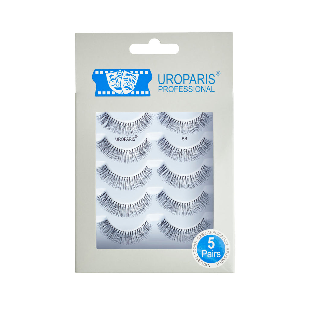 Human Hair Eyelashes 56 - Black