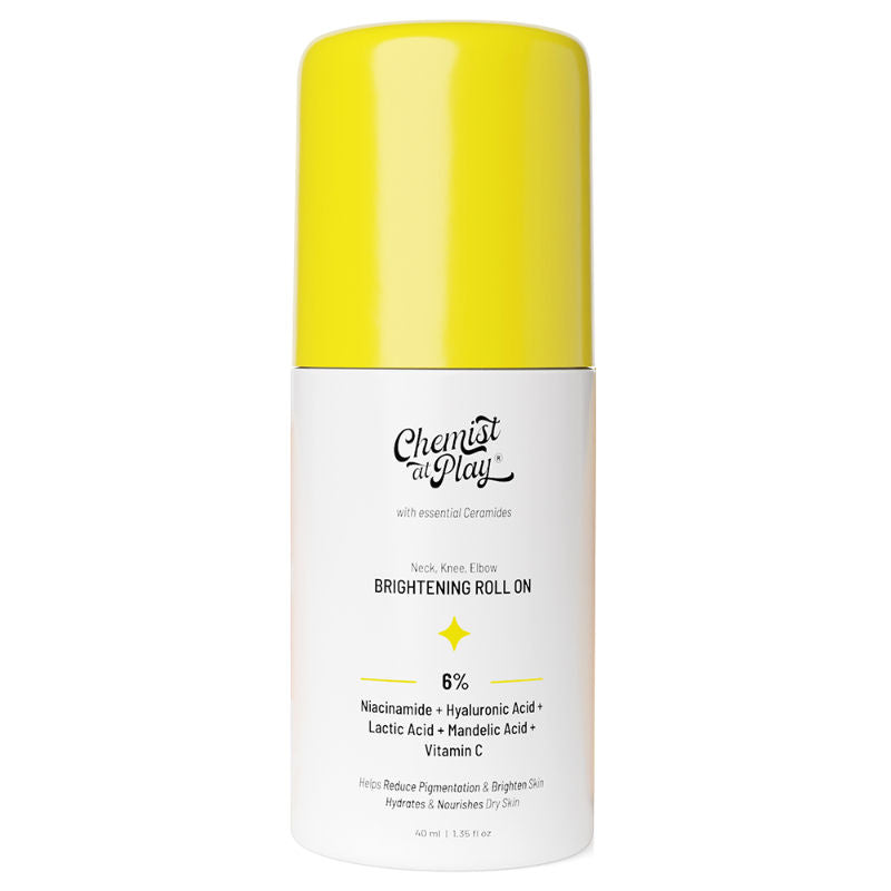 Vitamin C Neck Knee Elbow Brightening Roll On for Men & Women