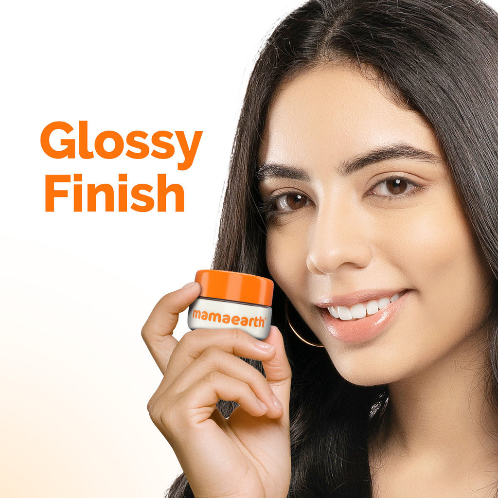Vitamin C Lip Balm SPF 50 with Coconut Oil and Shea Butter for Brightening Dry Lips