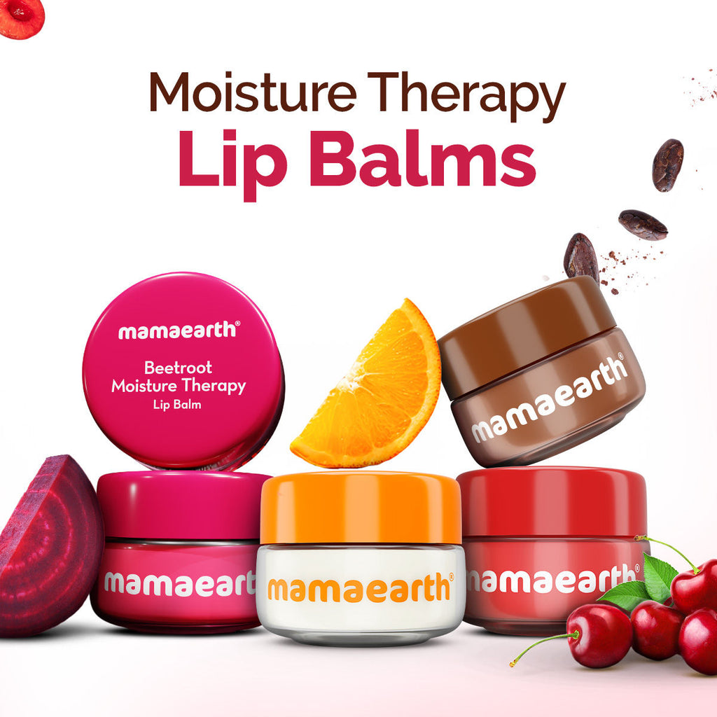 Beetroot Moisture Therapy Lip Balm with Hyaluronic Acid for Dry and Chapped Lips
