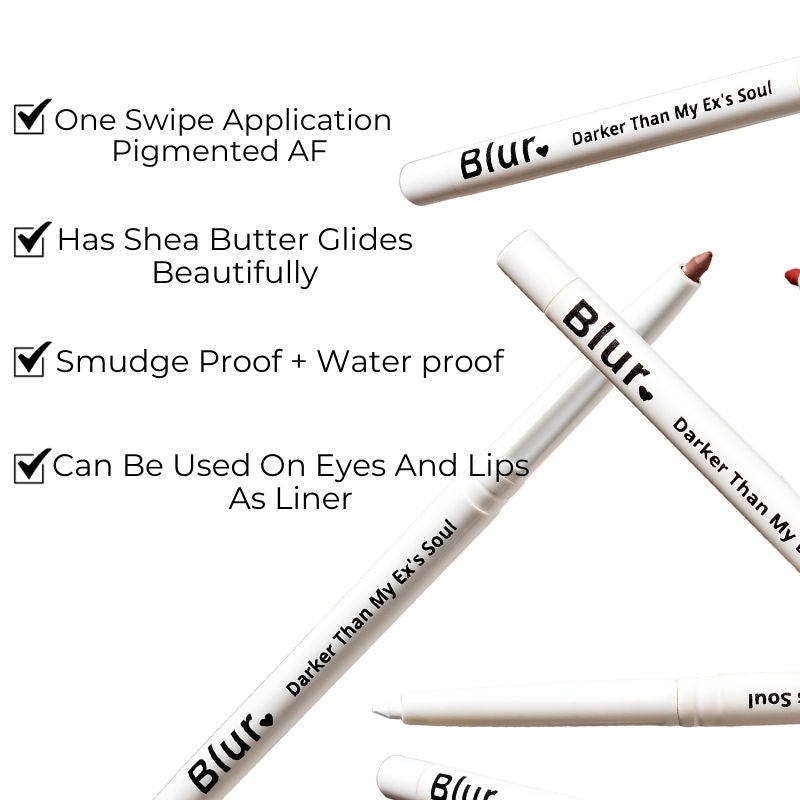 INDIA Darker Than My Ex'S Soul Kajal & Lipliner
