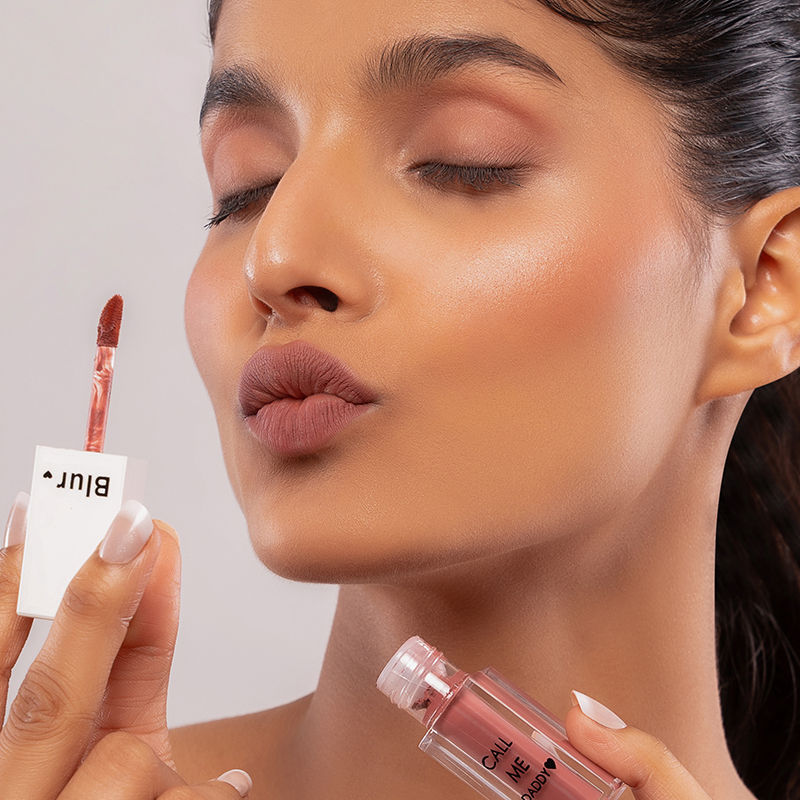 INDIA Call Me Daddy Nude Matte Liquid Lipsticks - Deep Pink