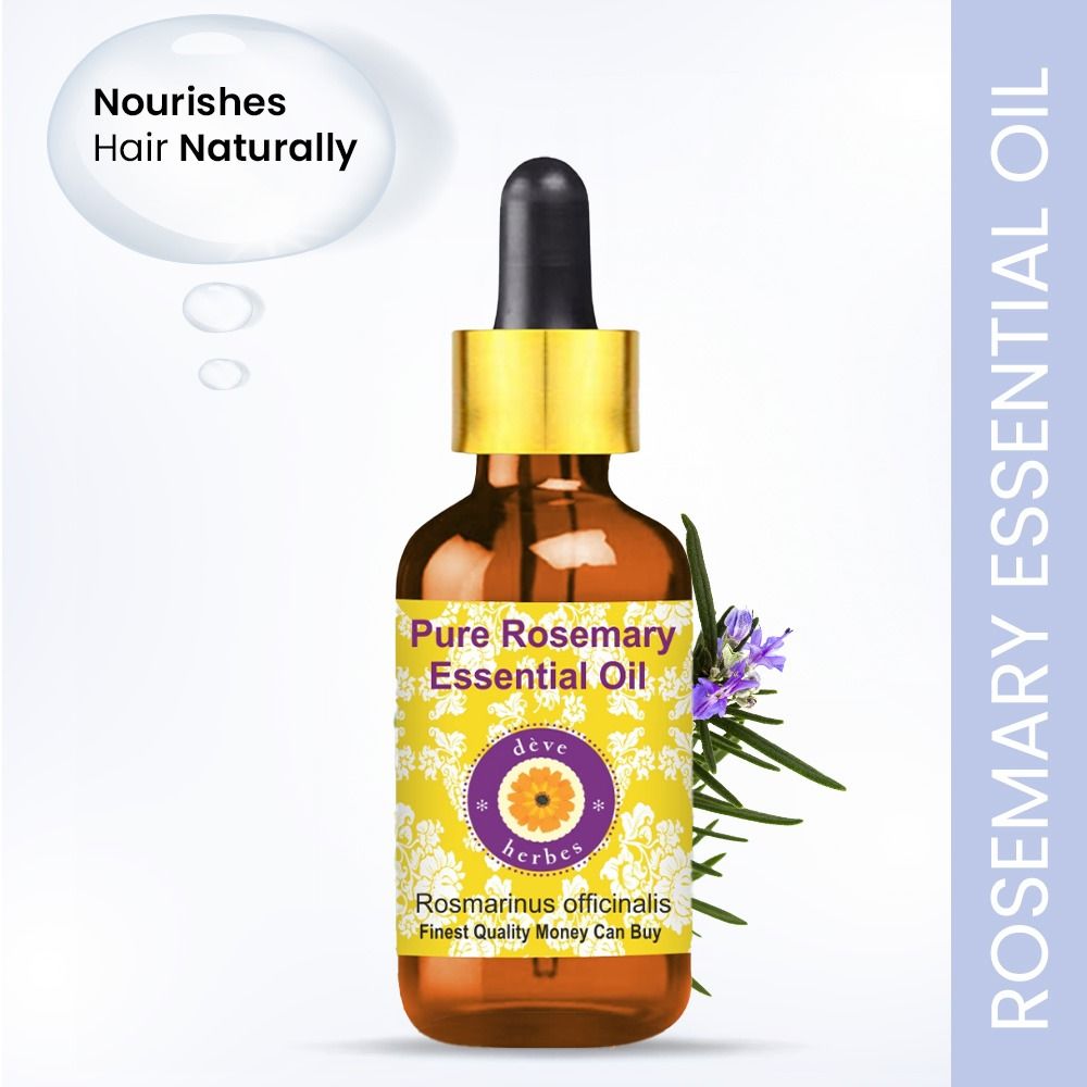 100% Pure Rosemary Essential Oil For Hair Growth, Hair Thickening & Hair Fall Control - 15ml