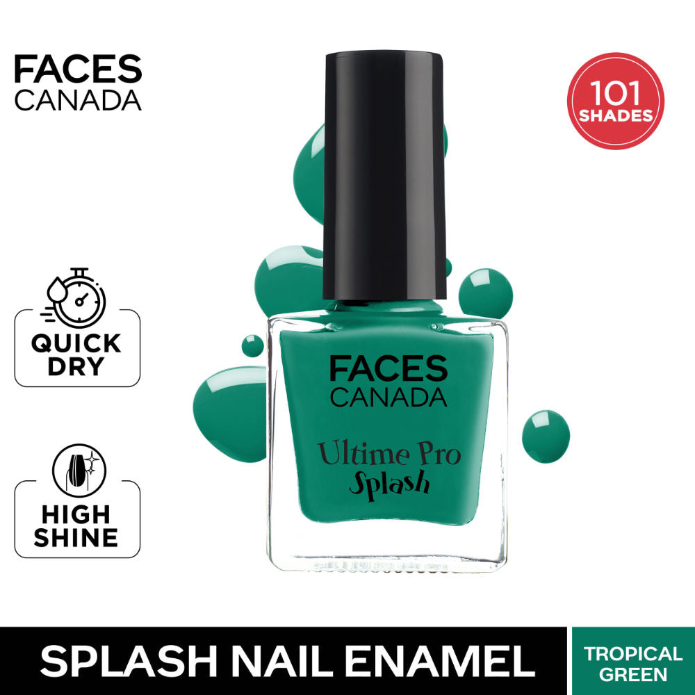 Splash Nail Enamel - Tropical Green