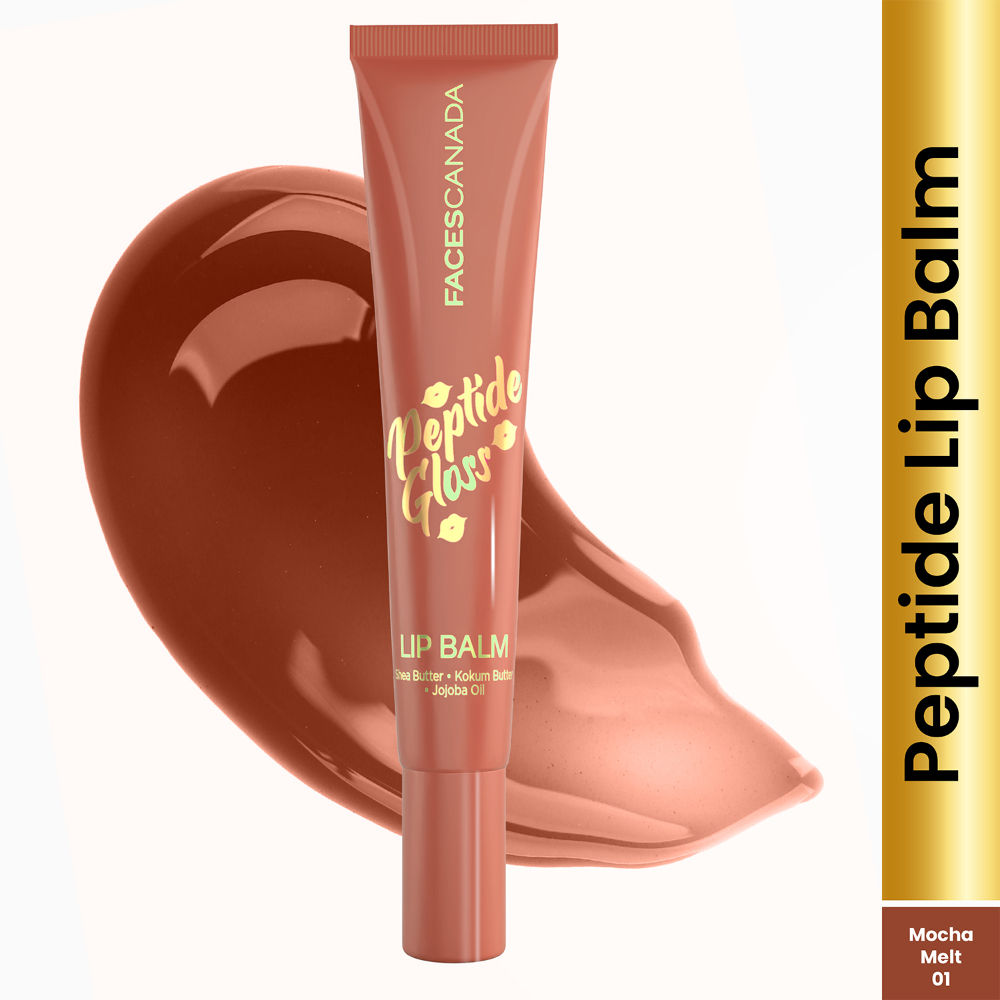 Peptide Gloss Lip Balm - Mocha Melt 01