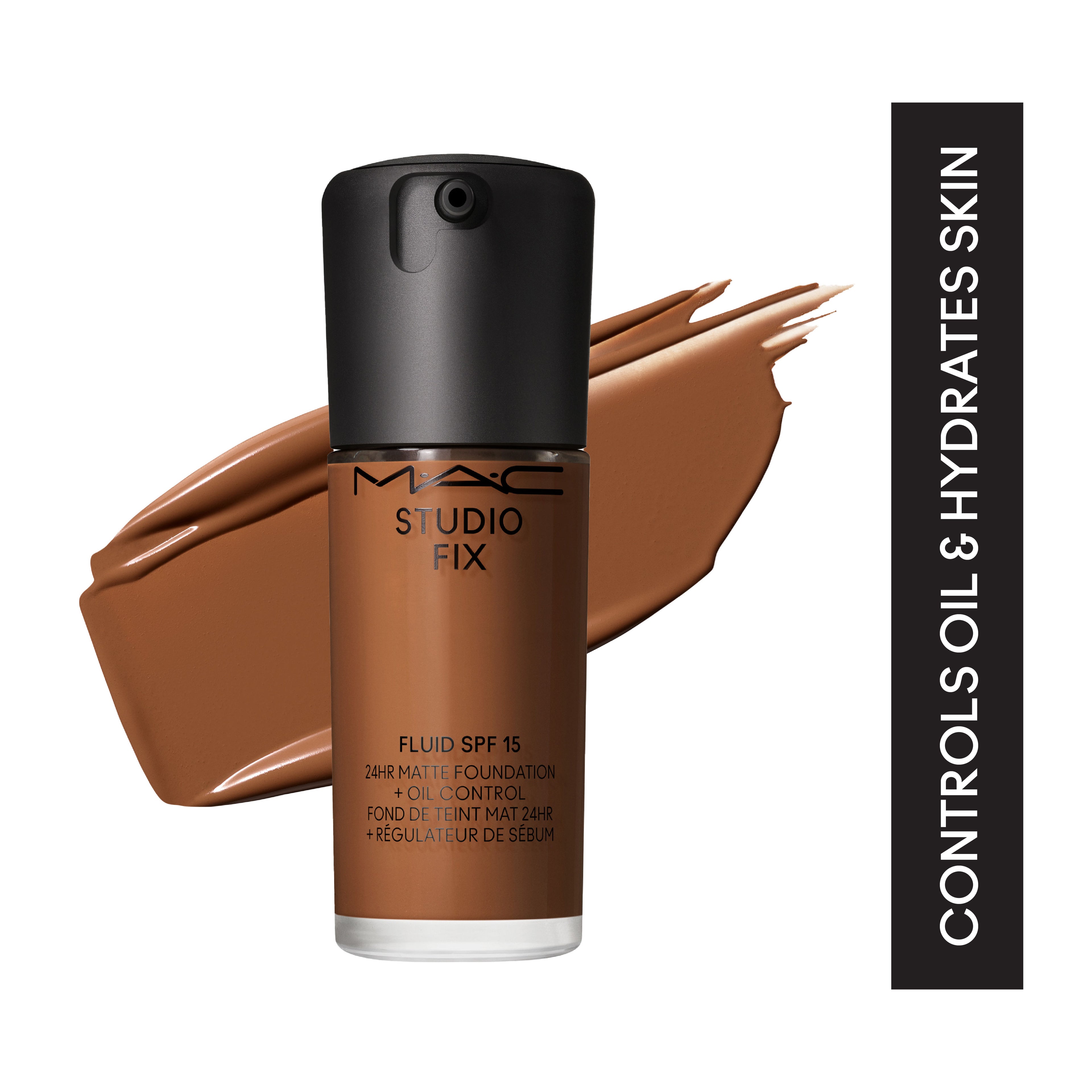 Studio Fix Fluid SPF 15 Soft Matte Foundation With Hyaluronic Acid - NC 55
