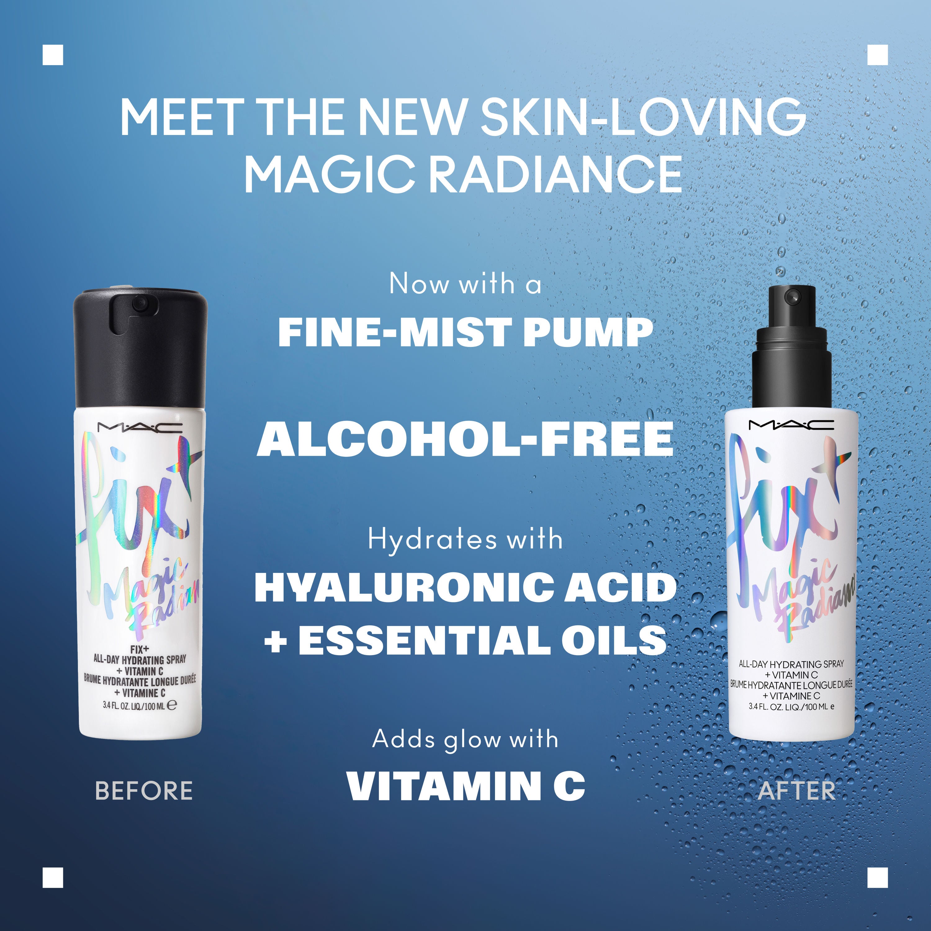 Prep + Prime Fix+ Setting Spray - Magic Radiance (Makeup Fixer) With Hyaluronic Acid
