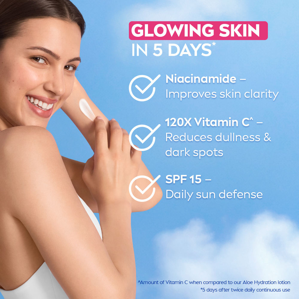 Super 10 Glow Serum Body Lotion With Niacinamide, 120X Vitamin & SPF15