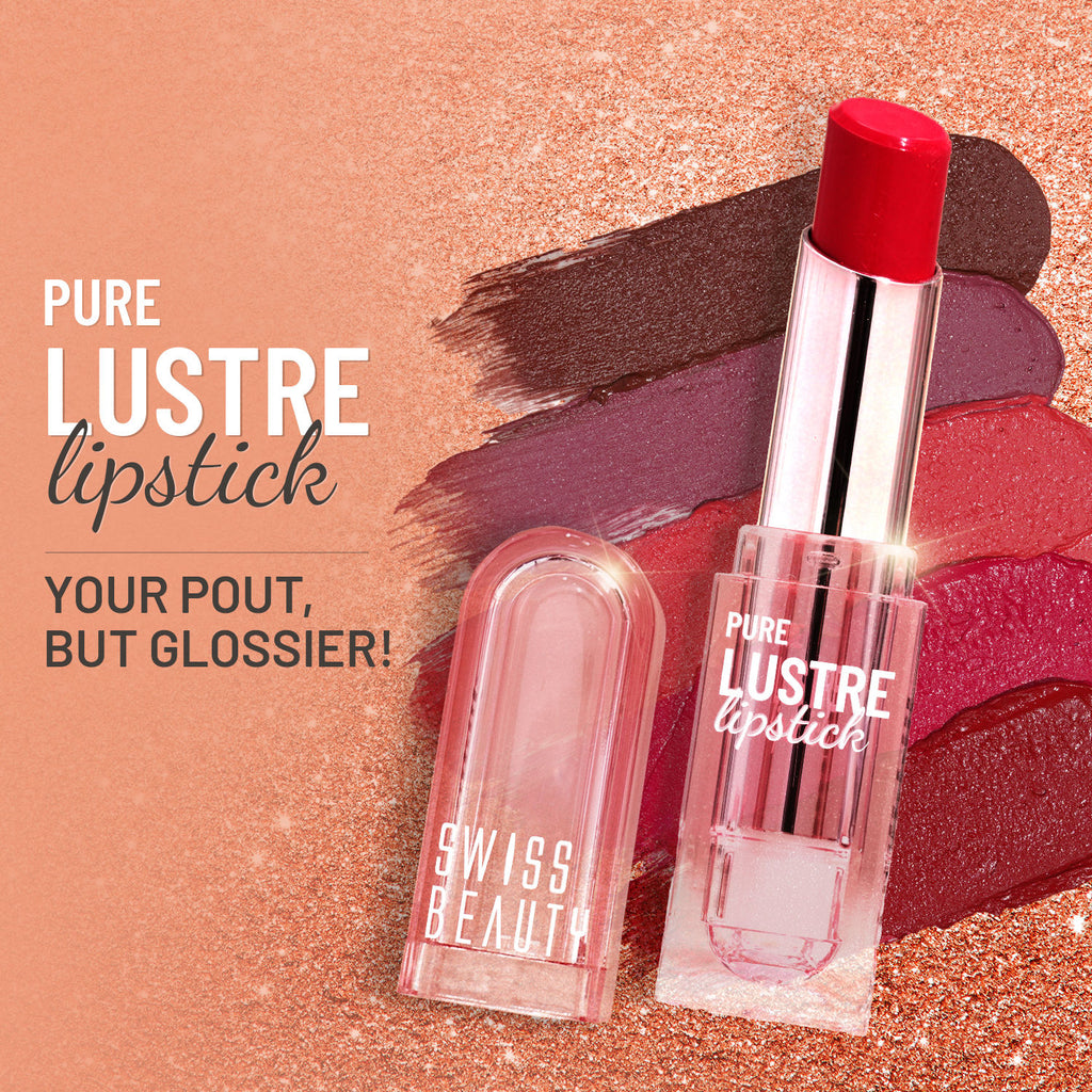 High Shine Finish Smooth Glide Pure Lustre Lipstick