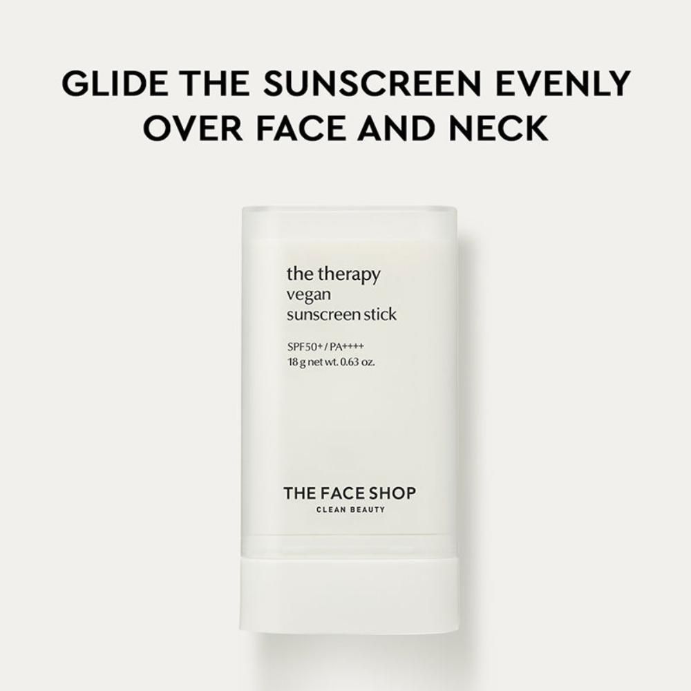 Vegan Sunscreen Stick SPF 50+ PA++++ : Korean Sun Care with Waterproof Formula