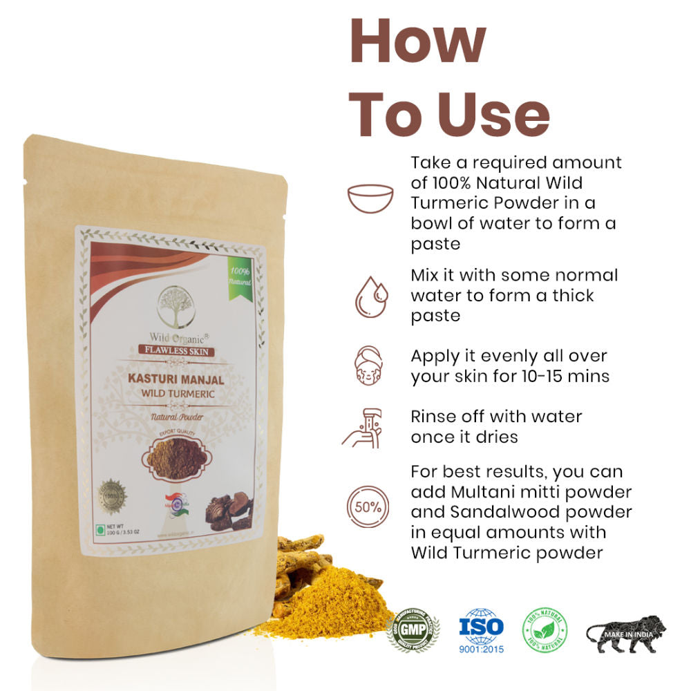 Kasturi Manjal Wild Turmeric Powder