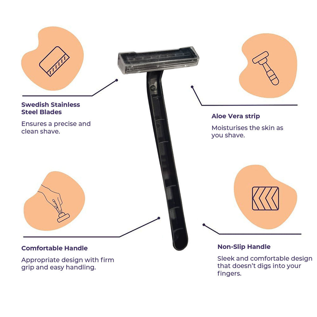 Twin Blade Body Razor A Bully To Hair A Friend To Curves 4 in 1