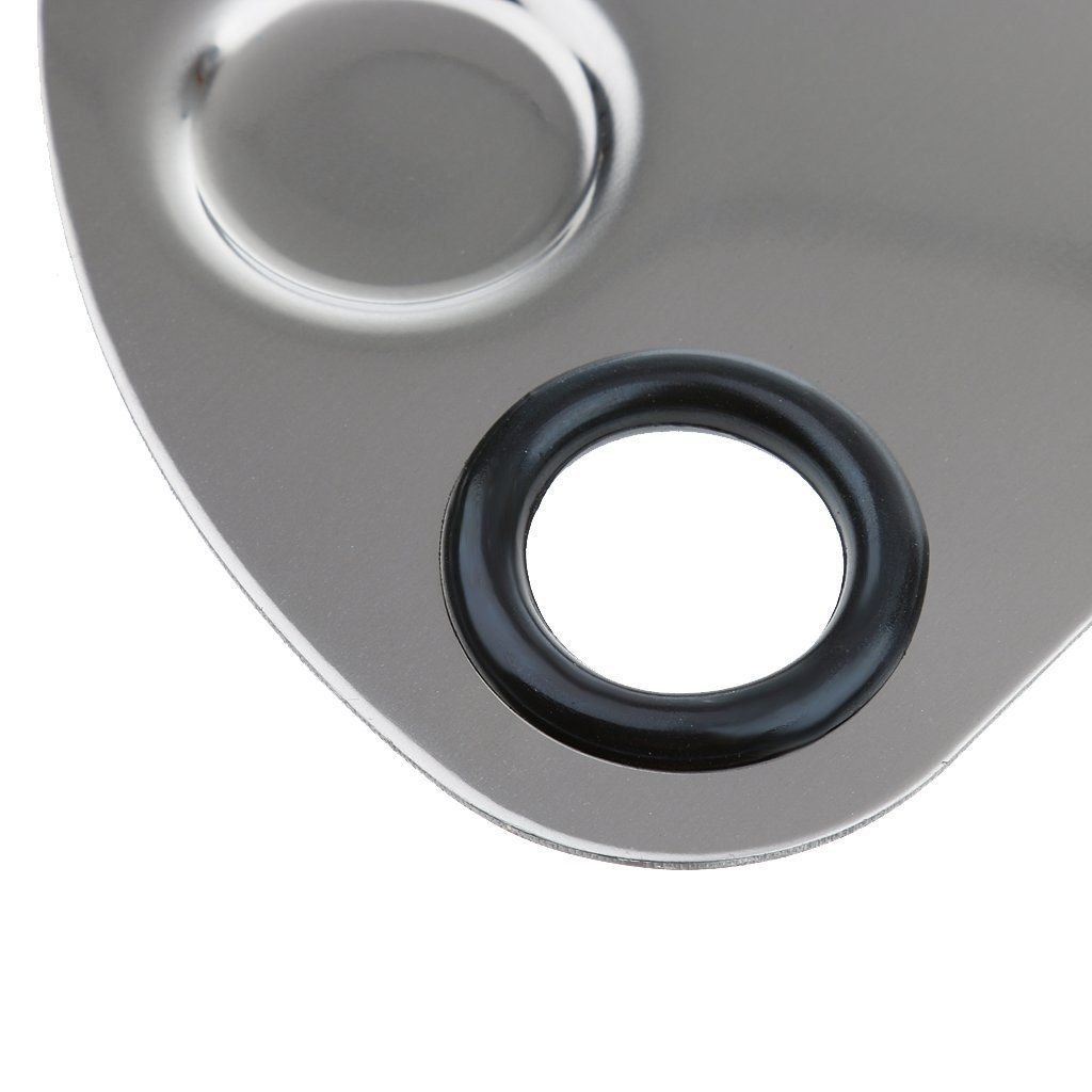 Stainless Steel Makeup Mixing Blending Palette With Spatula