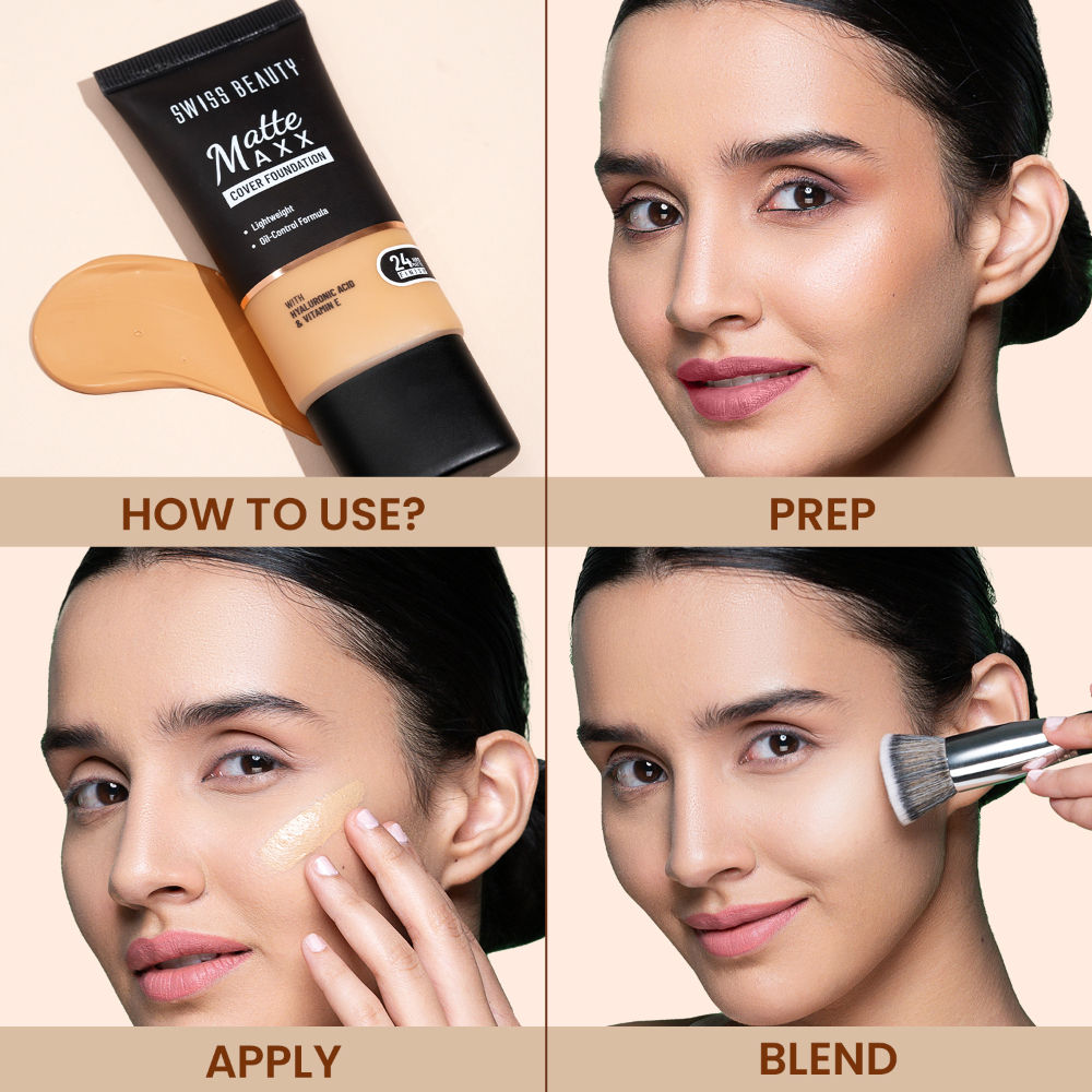 Matte Maxx Cover Foundation with Hyaluronic Acid & Vitamin E
