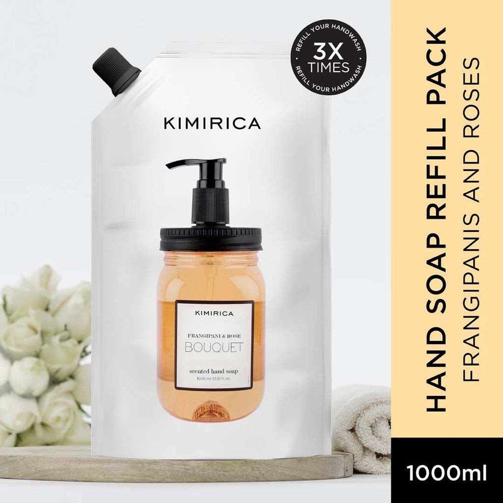 Bouquet Frangipani & Rose Hand Wash Refill Pack