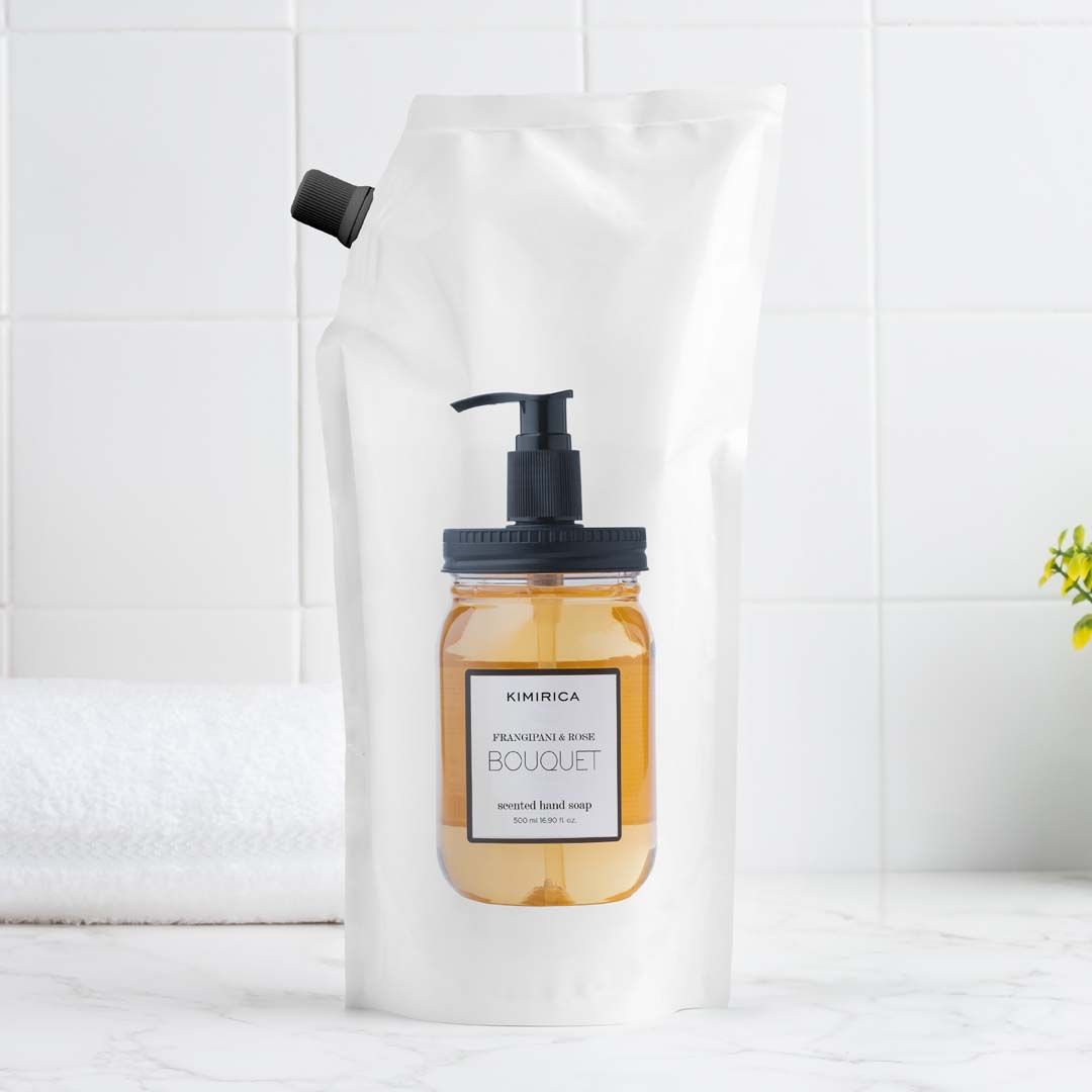 Bouquet Frangipani & Rose Hand Wash Refill Pack