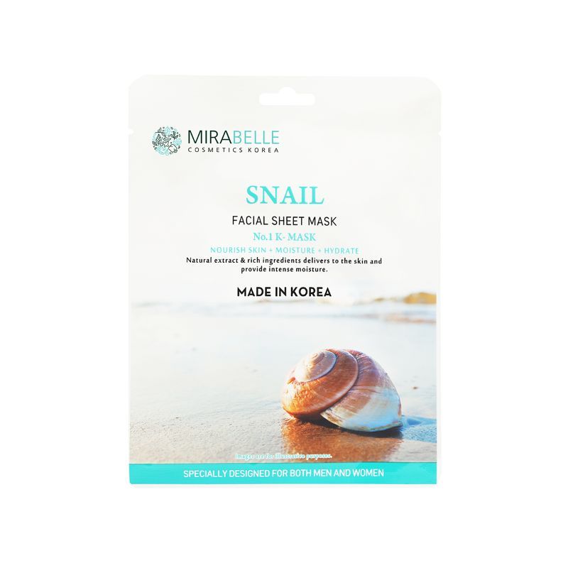 Snail Facial Sheet Mask For Intense Hydration & Remove Dark Spots