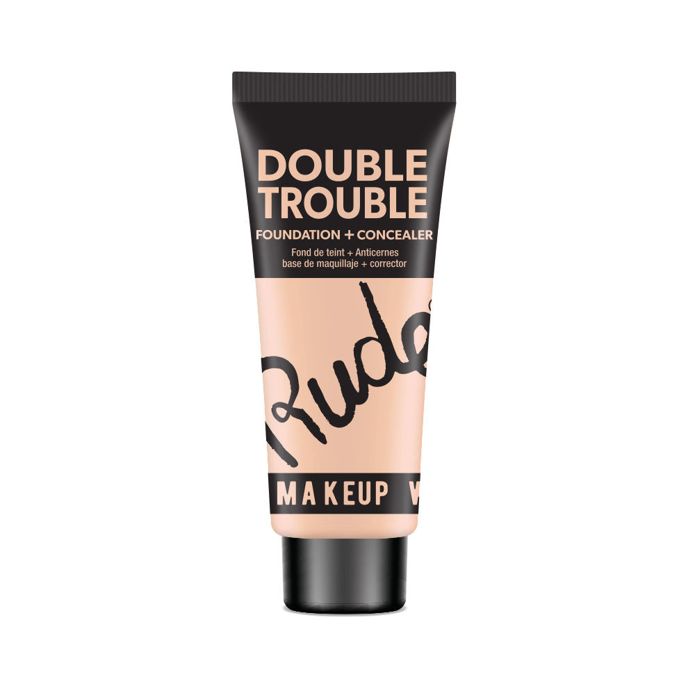 Double Trouble Foundation + Concealer - Cotton 02