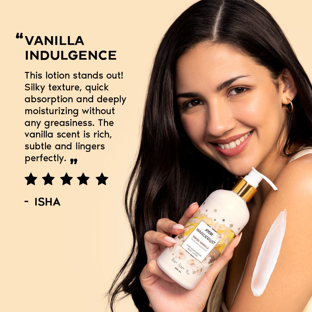 Nykaa Wanderlust Bestseller Perfume Body Lotion (Long Lasting Fragrance) Up to 24 Hrs Moisturisation